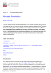 Mexican Revolution - 1914-1918-Online. International Encyclopedia