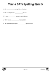 Spelling Quiz 5 PDF File