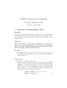 CMPS101: Homework #1 Solutions