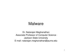 Malware - Jackson State University