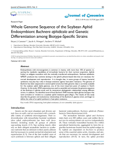 PDF - Journal of Genomics