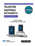 HFM-200 LFE - Teledyne Hastings Instruments
