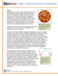 8.5DF: Chemical Formulas and Equations