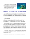 Lesson 5: Coral Reefs and the Open Ocean - Florida 4-H