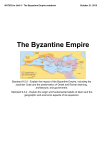 NOTES for Unit 5 - The Byzantine Empire.notebook