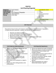 WS/FCS Unit Planning Organizer