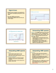 Interpreting NMR spectra