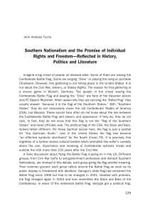 Southern Nationalism and the Promise of Individual Rights and