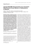 Arterial wall MRI characteristics are associated with elevated serum