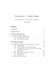 Experiment 5 — Coupler Design.