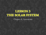 Lesson 3 The Solar System