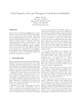 Fault Diagnosis and Logic Debugging Using