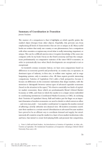 Summary of Coordination in Transition