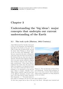 Chapter 3 Understanding the `big ideas`: major concepts that