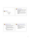 1 Chapter 12 Static Equilibrium Equilibrium Summary Static vs