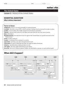 Lesson 2 The United States