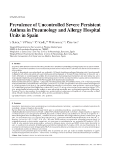 Prevalence of Uncontrolled Severe Persistent Asthma in
