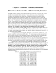 Chapter 5: Continuous Probability Distributions - UF-Stat