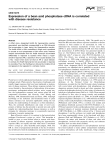 Expression of a bean acid phosphatase cDNA is correlated with