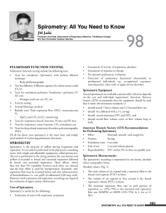 Spirometry: All you Need to Know - The Association of Physicians of