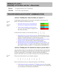 Inequality of Fractions and the 1/2 Benchmark