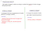 are physical changes - Chemistry Information Site