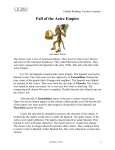 Fall of the Aztec Empire