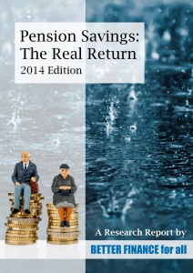 Pension Savings: The Real Return