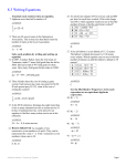 Lesson 8.3 Homework Answers