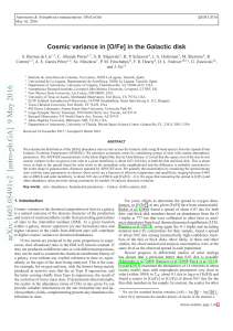 Cosmic variance in [O/Fe] in the Galactic disk