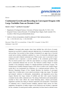 Continental Growth and Recycling in Convergent Orogens with