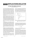 Op Amp Performance Analysis