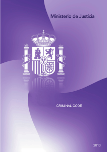 Criminal Code of the Kingdom of Spain