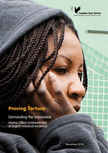 Proving Torture - Freedom from Torture