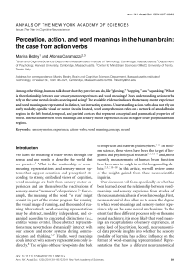 Perception, action, and word meanings in the human brain: the case