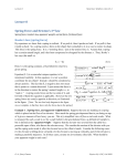 Lecture 8 Spring Force and Newton`s 3rd law - G.