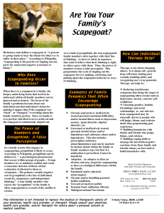 Are You Your Family`s Scapegoat?