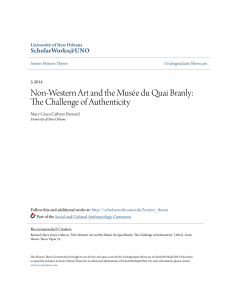 Non-Western Art and the MusÃ©e du Quai