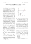 e Stability of the wobbling motion in an odd