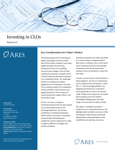 Investing in CLOs - CION Investments