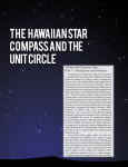 The hawaiian star compass and the unit circle