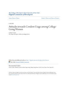 Attitudes towards Condom Usage among College