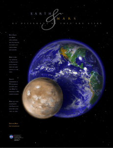 Earth and Mars: As Different As They Are Alike