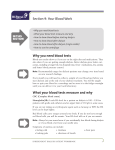 Why you need blood tests What your blood tests measure and why