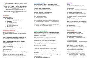 ks2 grammar passport