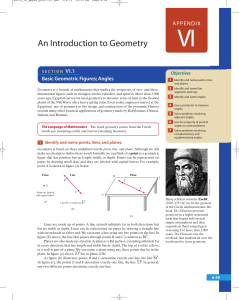 An Introduction to Geometry