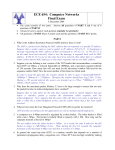 ECE 654: Computer Networks Final Exam