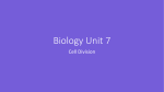 Biology Unit 7