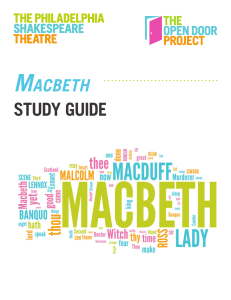2016 Macbeth - The Philadelphia Shakespeare Theatre