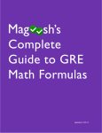 Magoosh Math Formulas